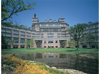 Hotel facade.