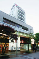 Hotel facade.