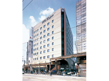 Hotel facade.