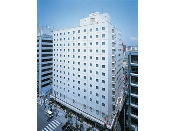 Hotel facade.