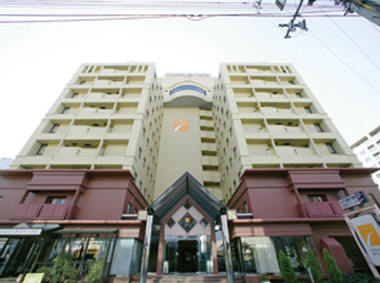 Hotel facade.