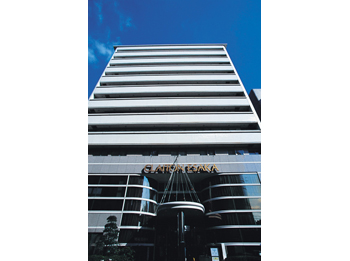 Hotel facade.