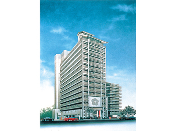 Hotel facade.