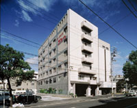 Hotel facade.