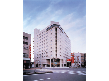 Hotel facade.