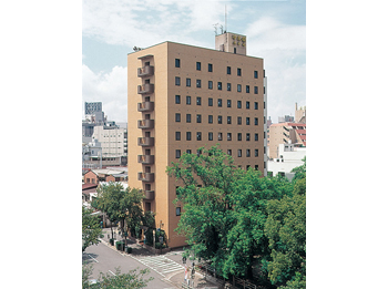 Hotel facade.