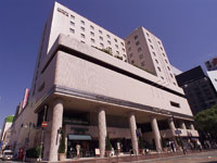 Hotel facade.