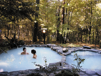Private open-air bath