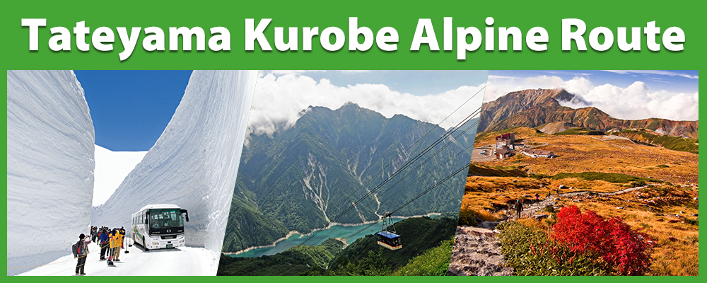 Tateyama Kurobe Alpine Route Tours｜YOKOSO Japan Tour & Hotel
